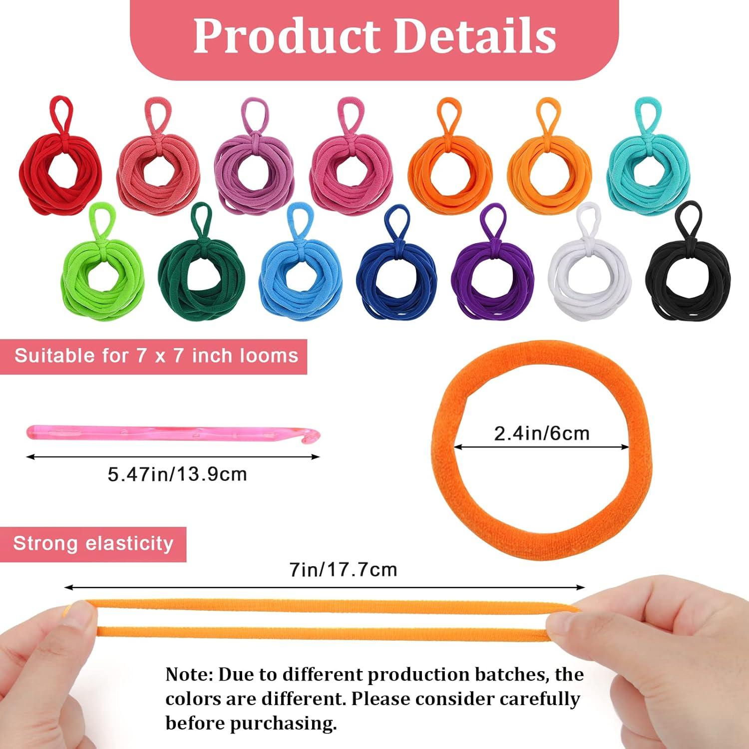 Kit de Anillas para Trapos de Telar Anglecai 336 Piezas Multicolor