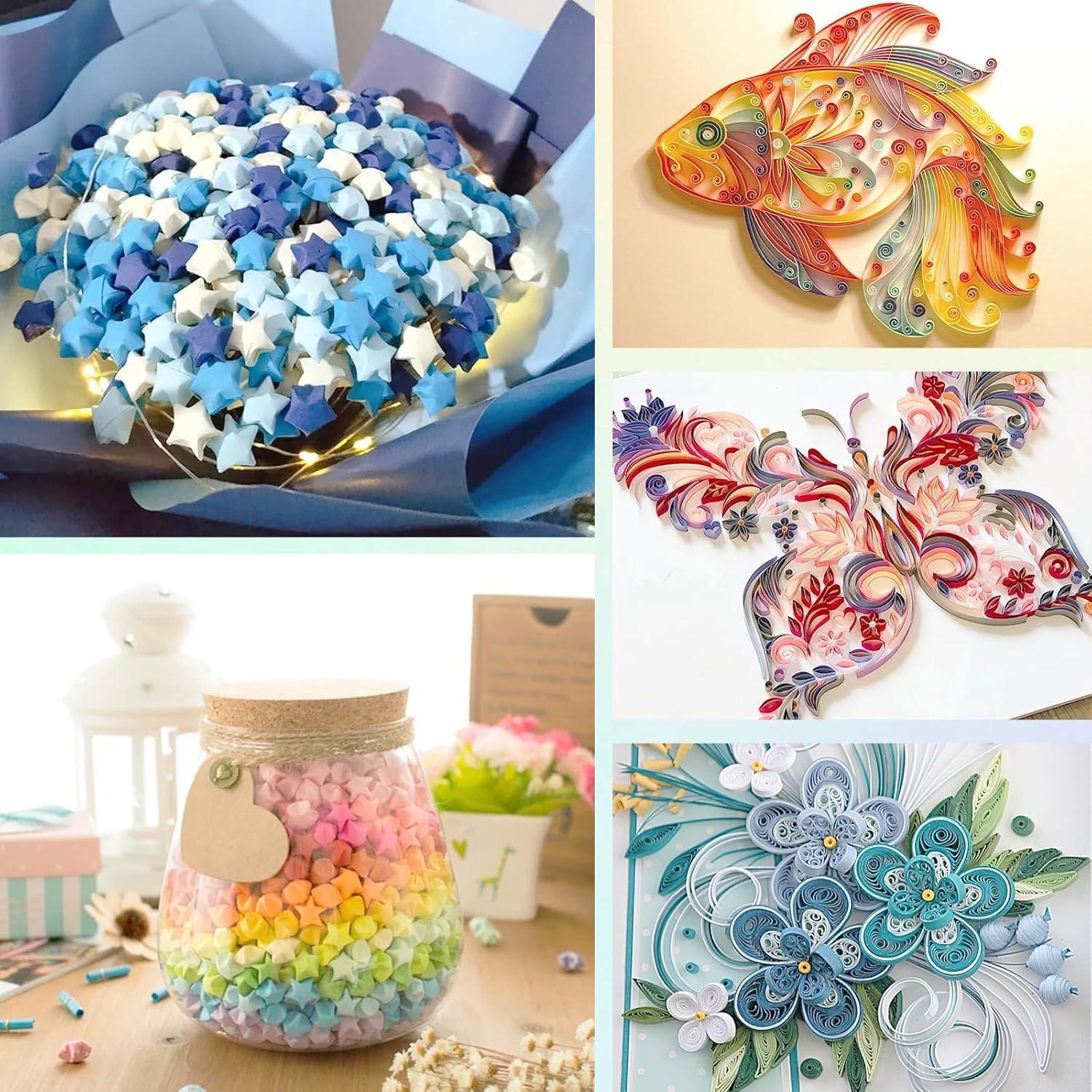 Papel Origami Estrella Phinus 2060 Hojas 27 Colores 24x0.97cm