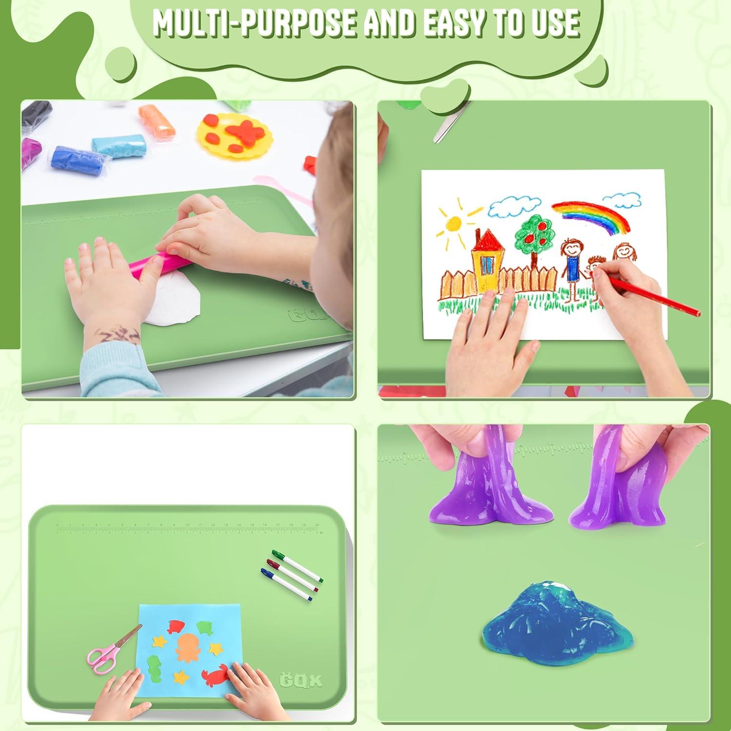 Alfombrilla de Silicona GQK Verde 61x40.6 cm para Manualidades