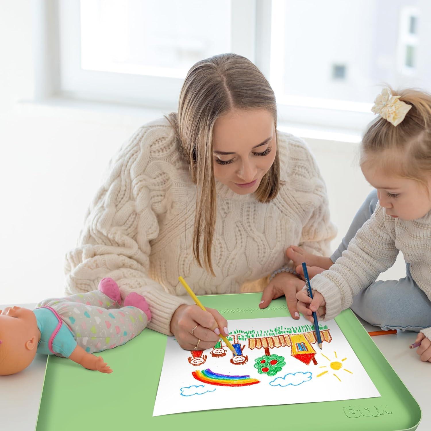 Alfombrilla de Silicona GQK Verde 61x40.6 cm para Manualidades