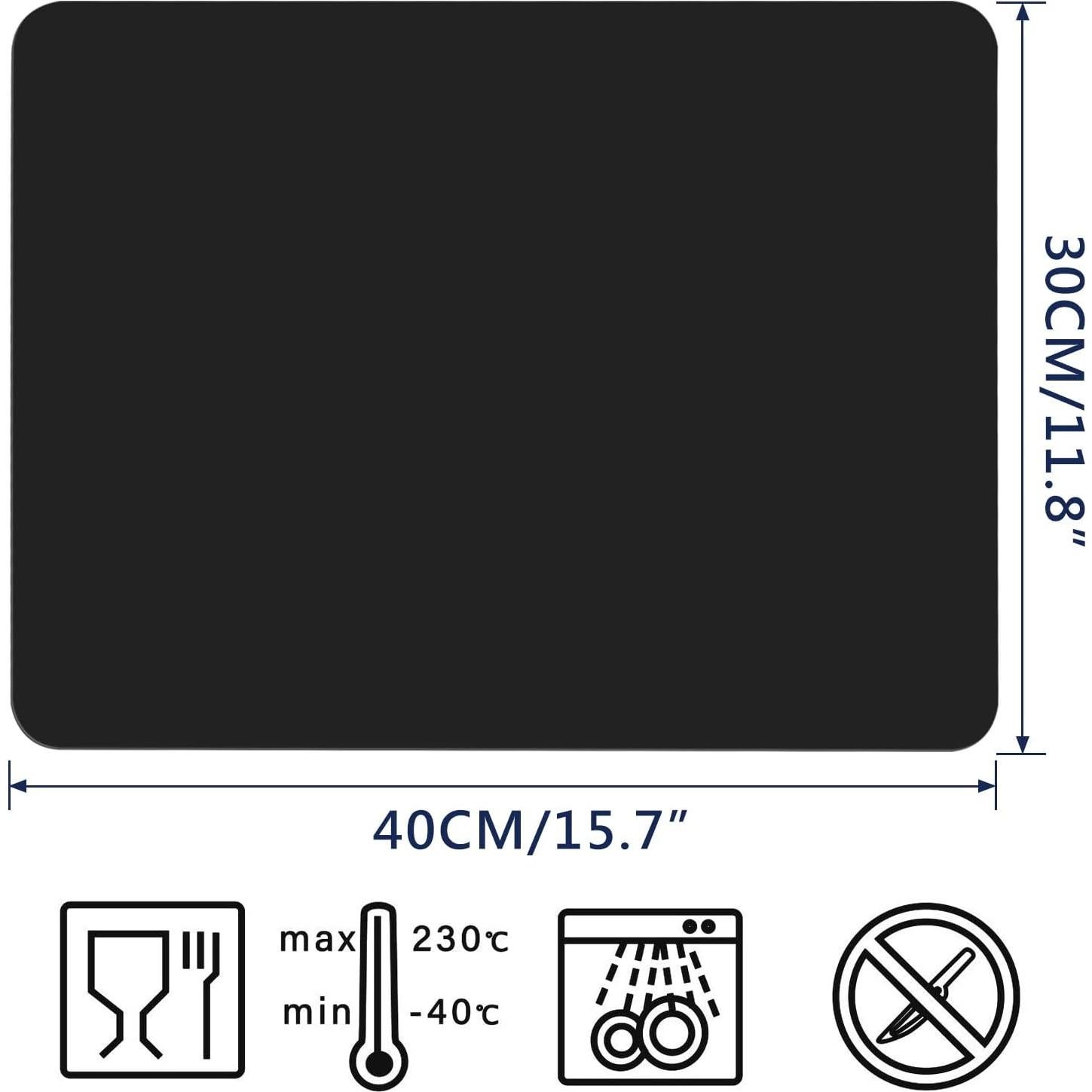 Tapetes de Silicona Gartful 2 Pcs 40 x 30 cm Antiadherente