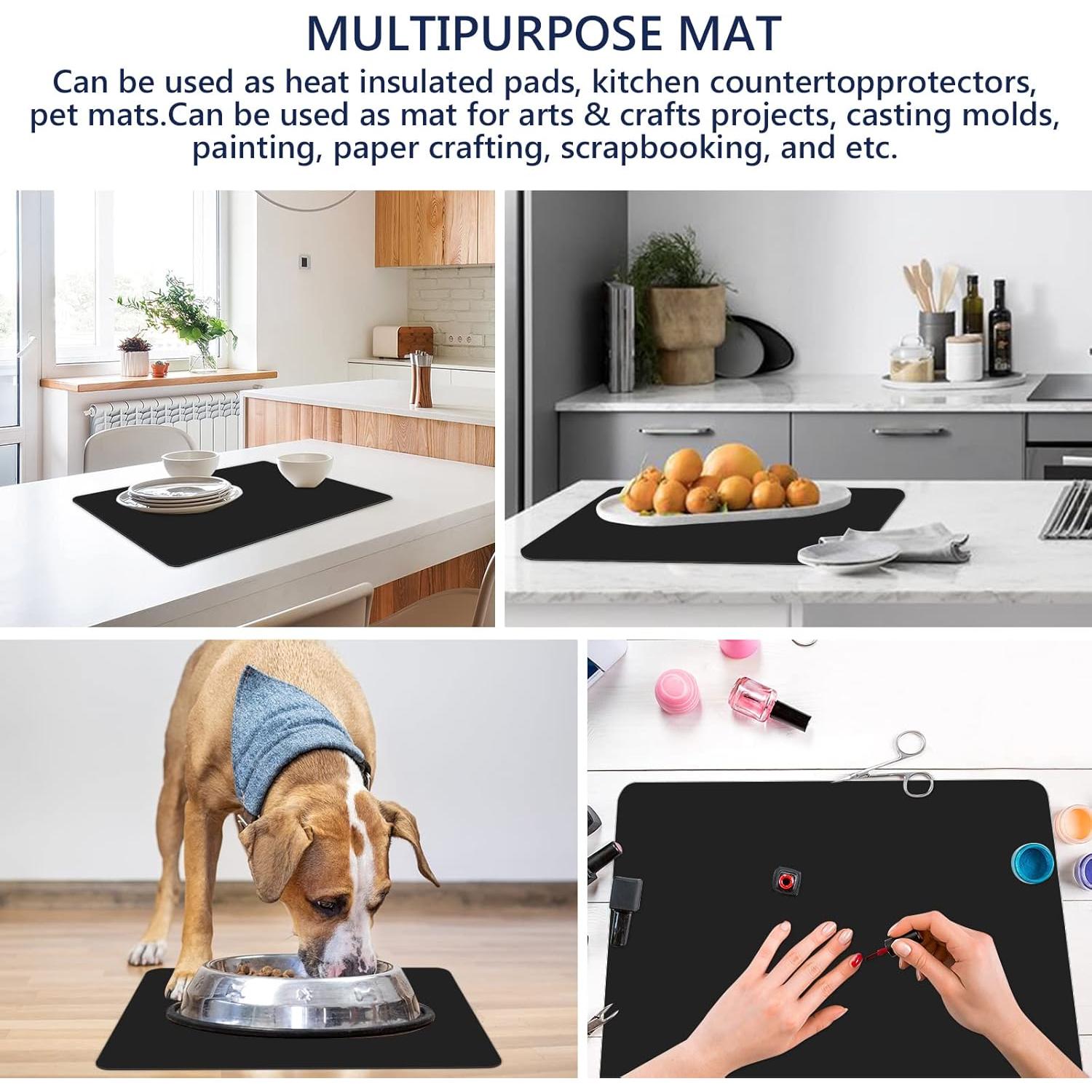 Tapetes de Silicona Gartful 2 Pcs 40 x 30 cm Antiadherente