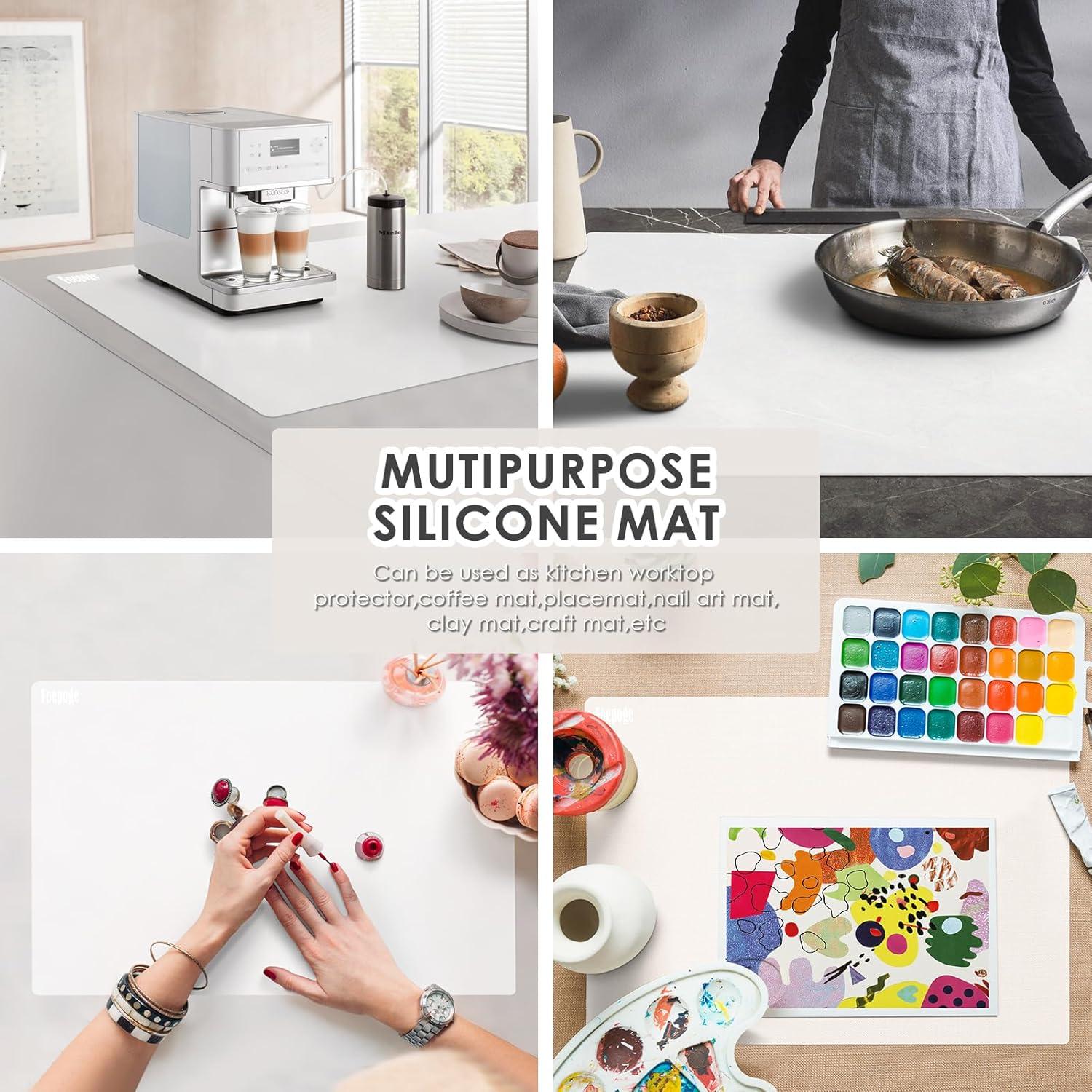 Alfombrilla de Silicona Extra Grande Foepoge 80 x 60 cm Antiadherente