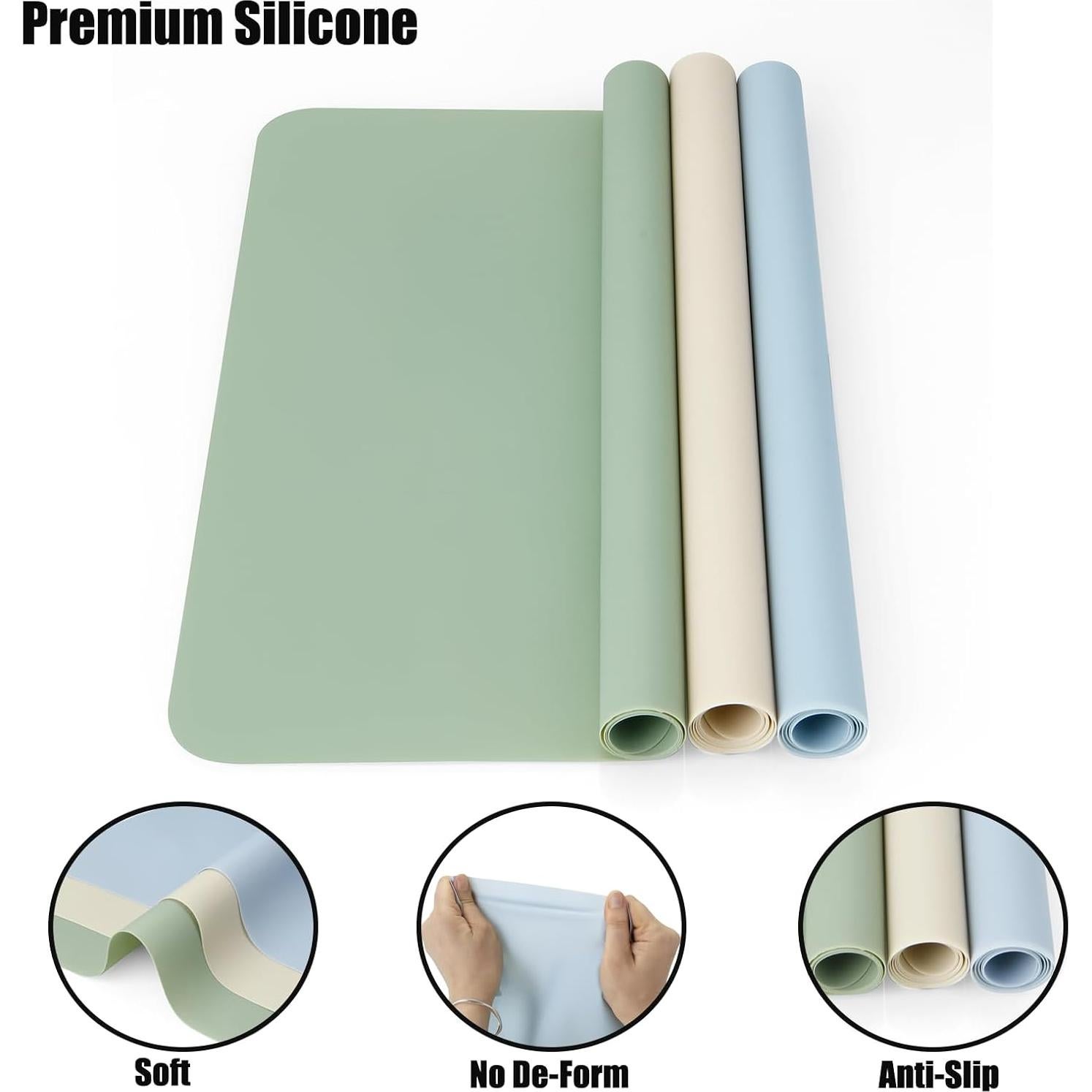 Tapetes de Silicona PandaEar 3 Pack 40x30 cm Antiadherentes