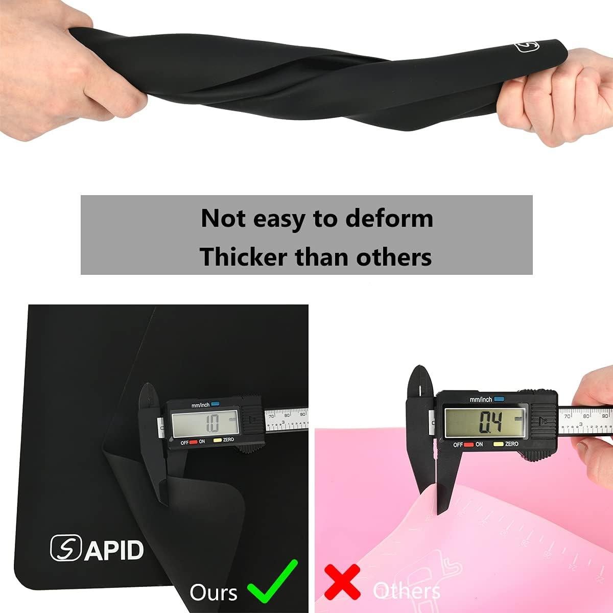 Alfombrilla de Silicona Gruesa SAPID 50.8x70.8cm Antiadherente