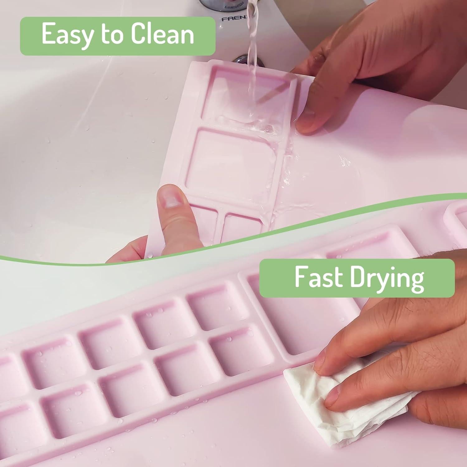 Alfombrilla de Silicona Aubeco 50.5x42.9cm Rosa con Taza