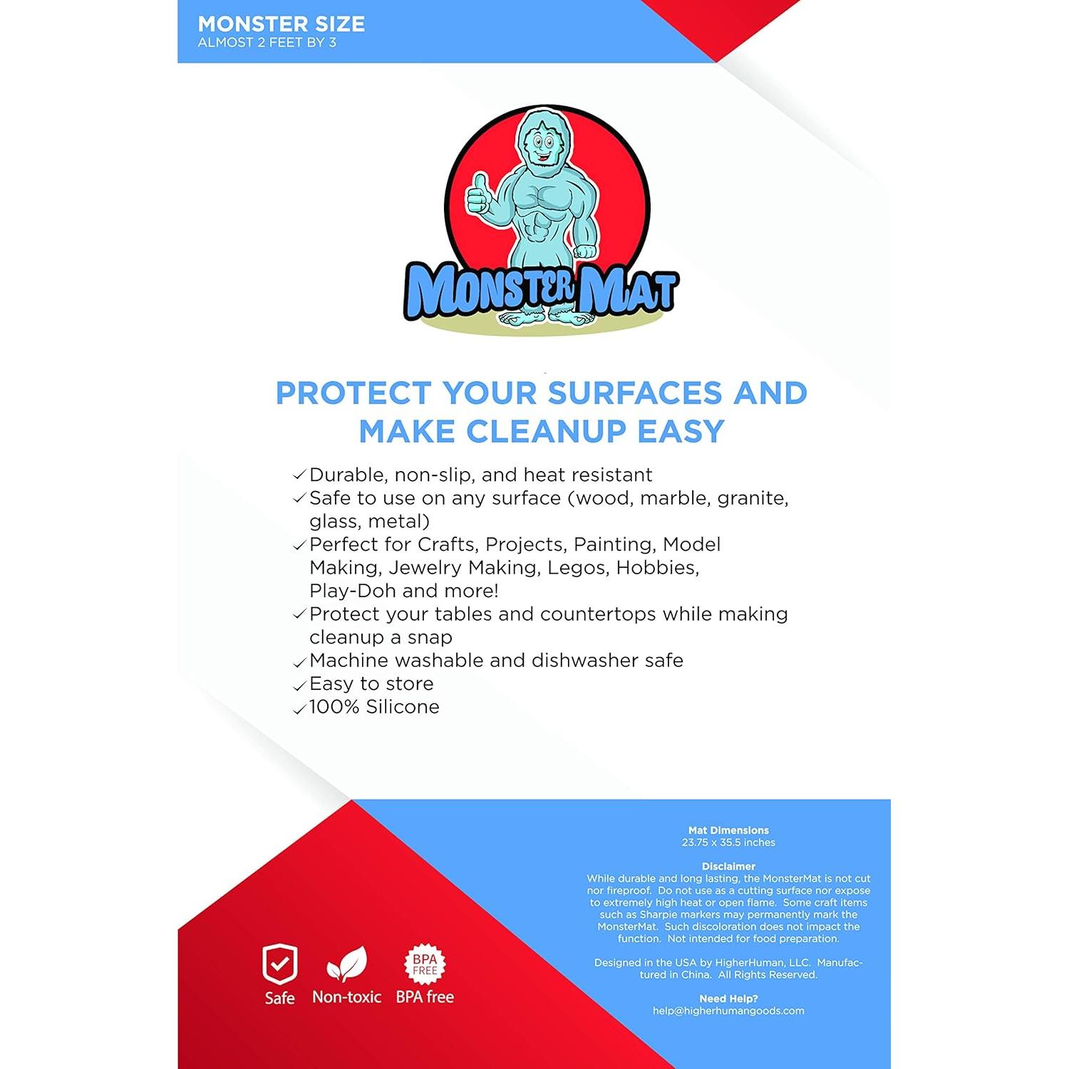 Protector de Mesa de Silicona Extra Grande 91x61 cm MonsterMat