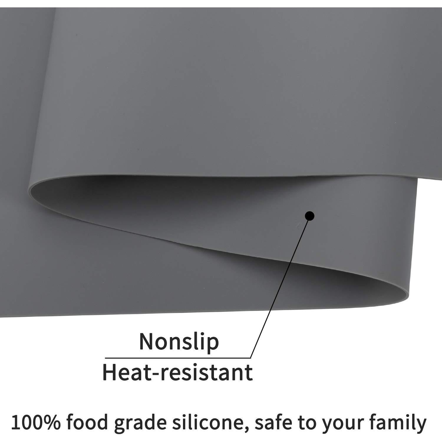 Mantel de Silicona Extra Grande QPIX DIGITAL 60x40 cm Gris