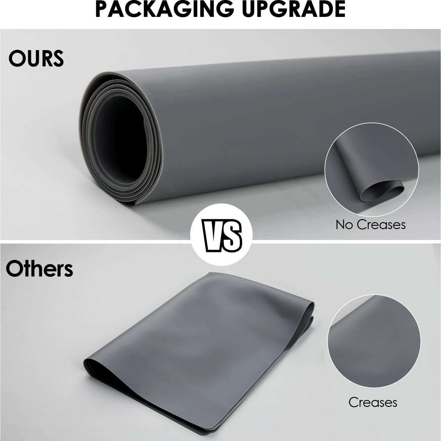 Mantel de Silicona Extra Grande QPIX DIGITAL 60x40 cm Gris