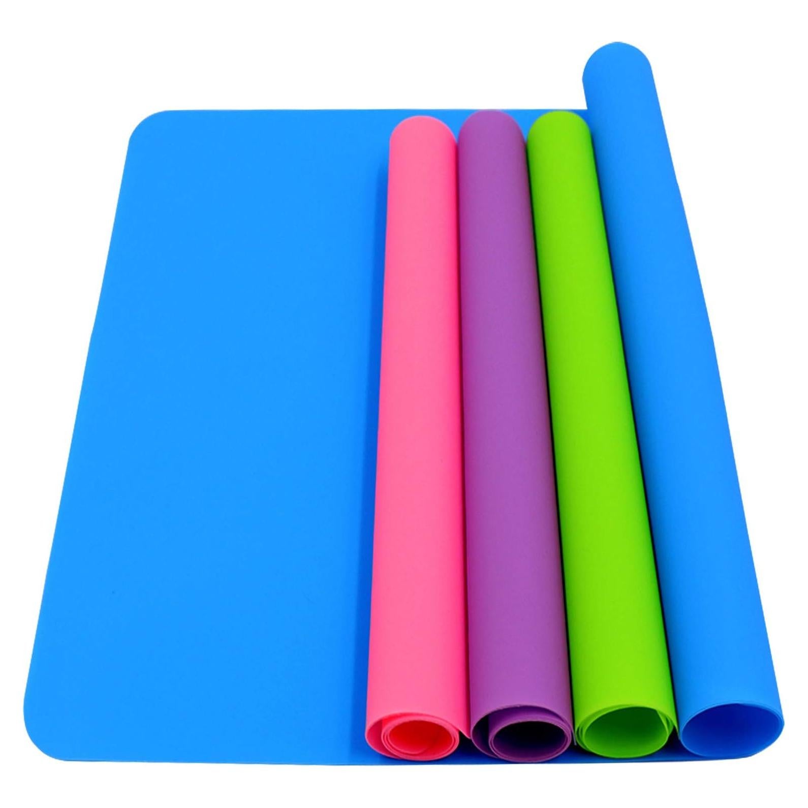 HiGift 4 Tapetes de Silicona para Manualidades - 40.1x29.9cm y 29.5x21.1cm