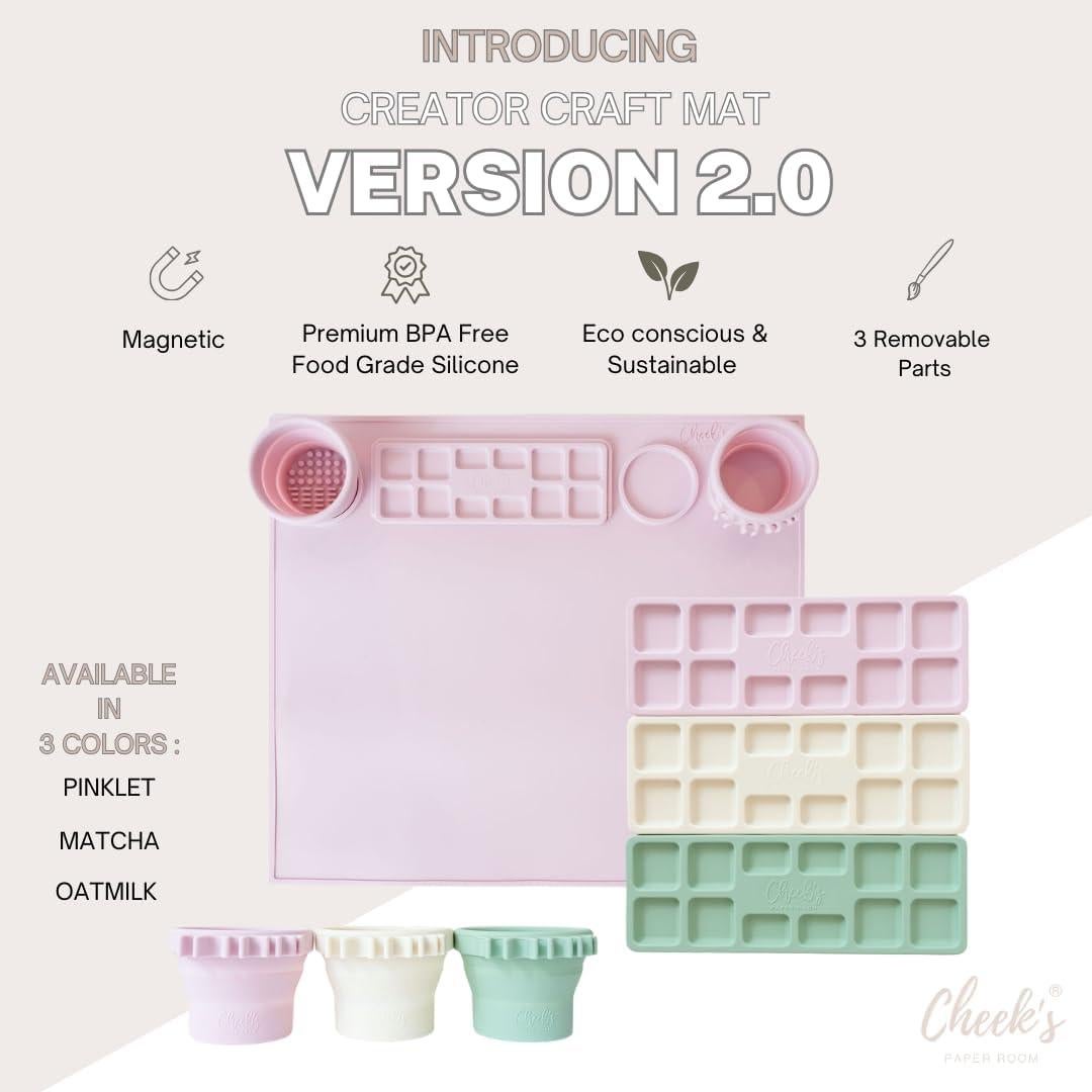 Tapete de Silicona Cheek's Paper Room 38x43 cm para Manualidades