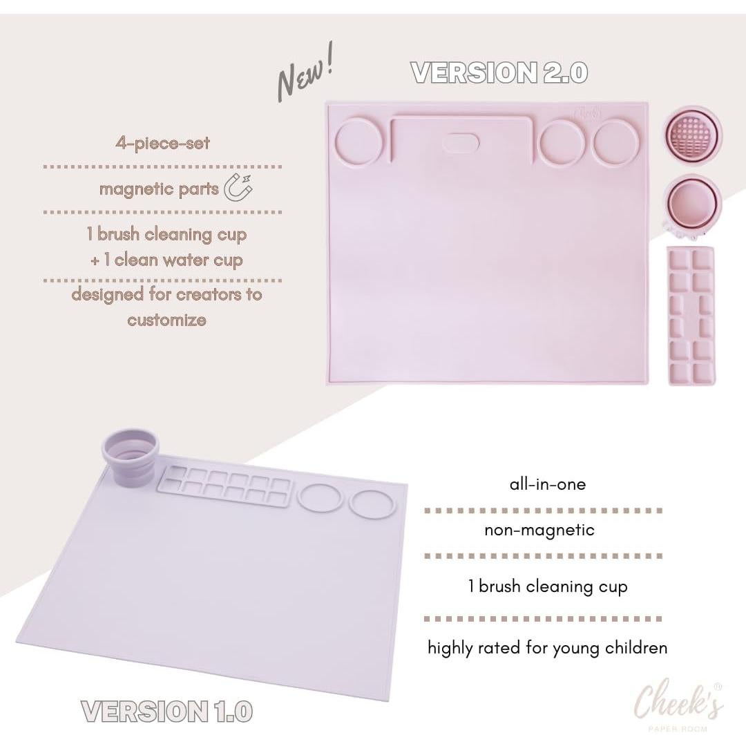 Tapete de Silicona Cheek's Paper Room 38x43 cm para Manualidades