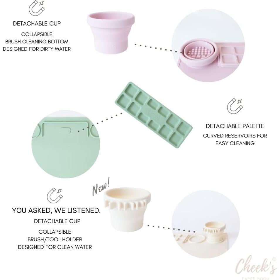 Tapete de Silicona Cheek's Paper Room 38x43 cm para Manualidades