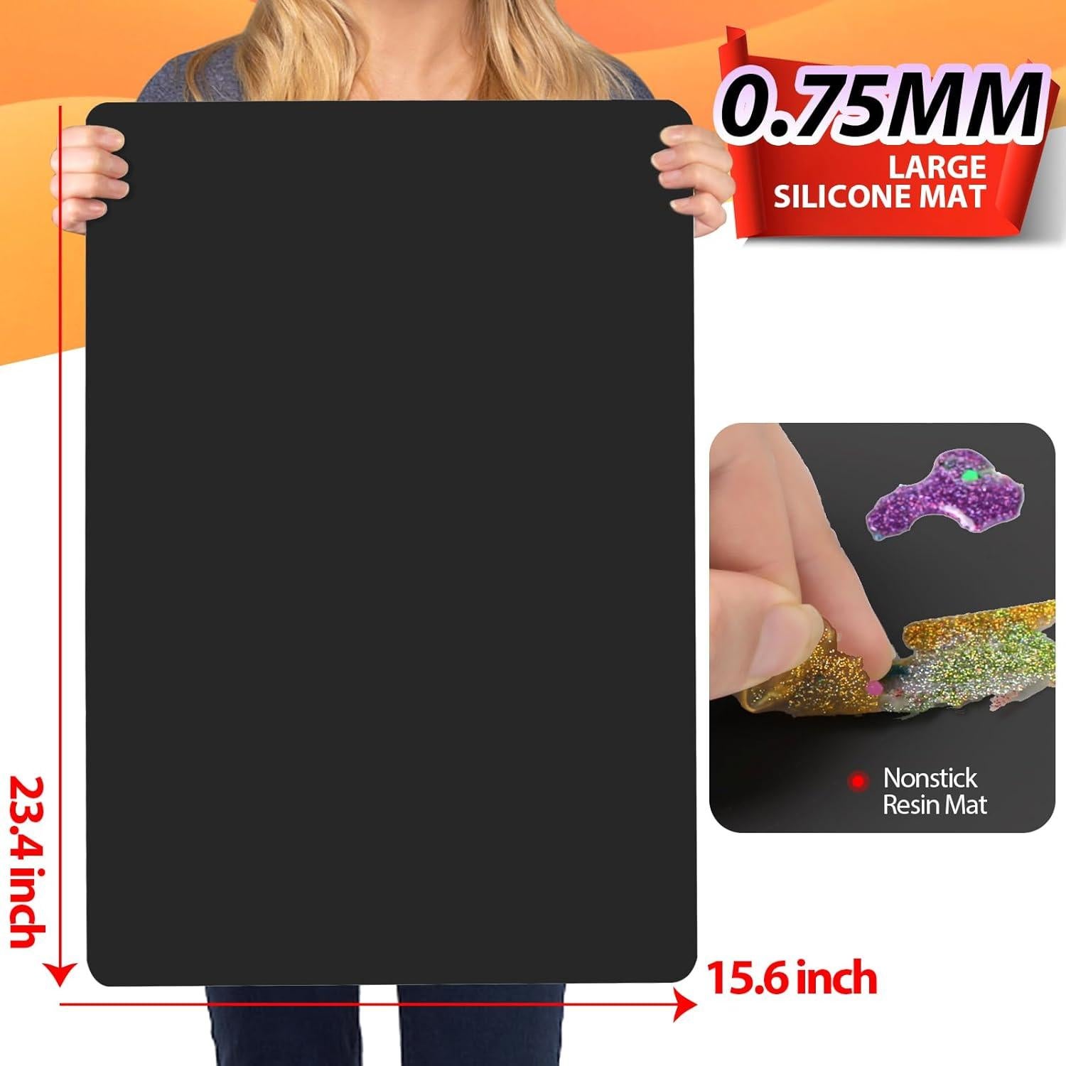 Alfombrilla de Silicona LEOBRO 59.5 x 39.7 cm para Manualidades