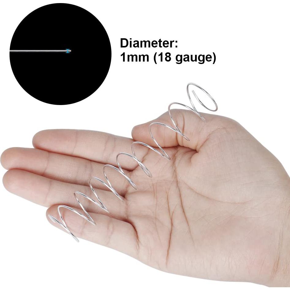 Alambre de Aluminio 1mm Plata 50m para Manualidades y Joyería