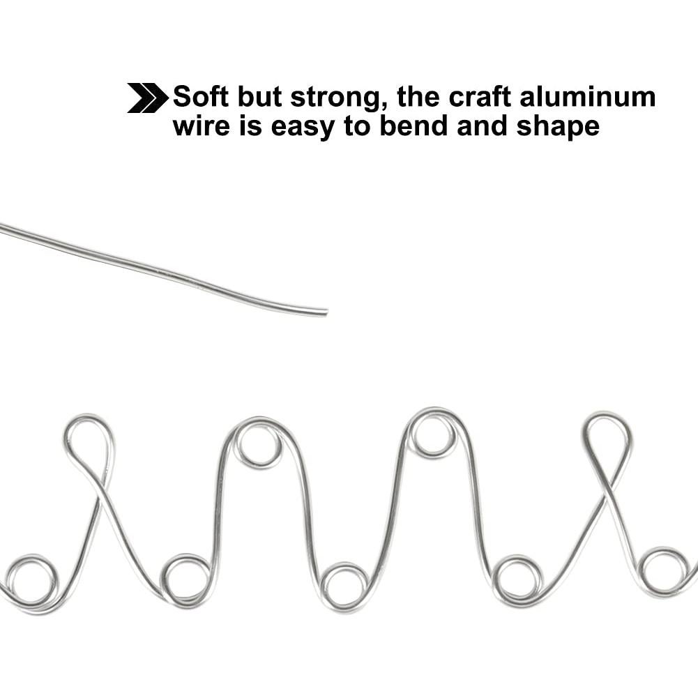 Alambre de Artesanía de Aluminio Tenn Well 3mm 15m Plata