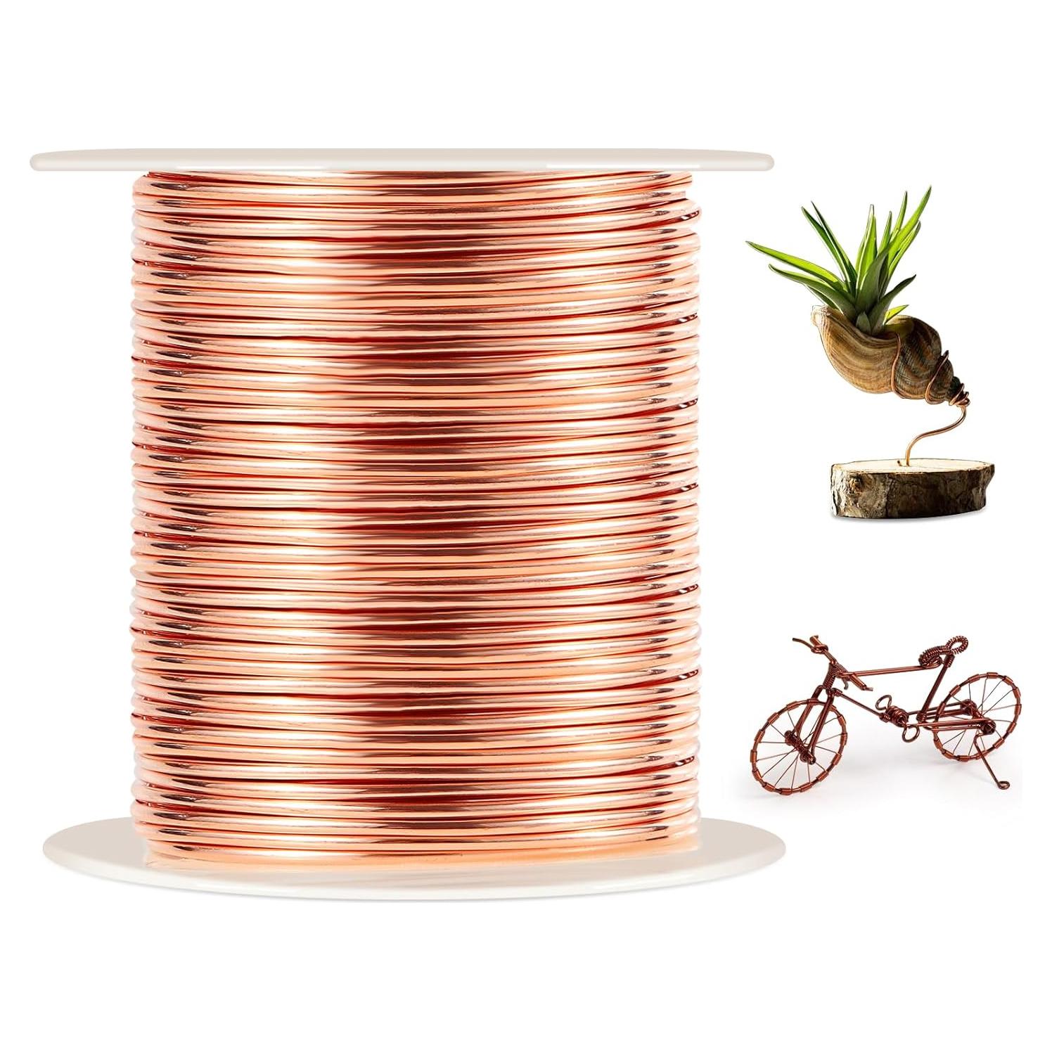 Alambre de Cobre Muerto Suave 1 Libra 16 Gauge 39m ibaofuing