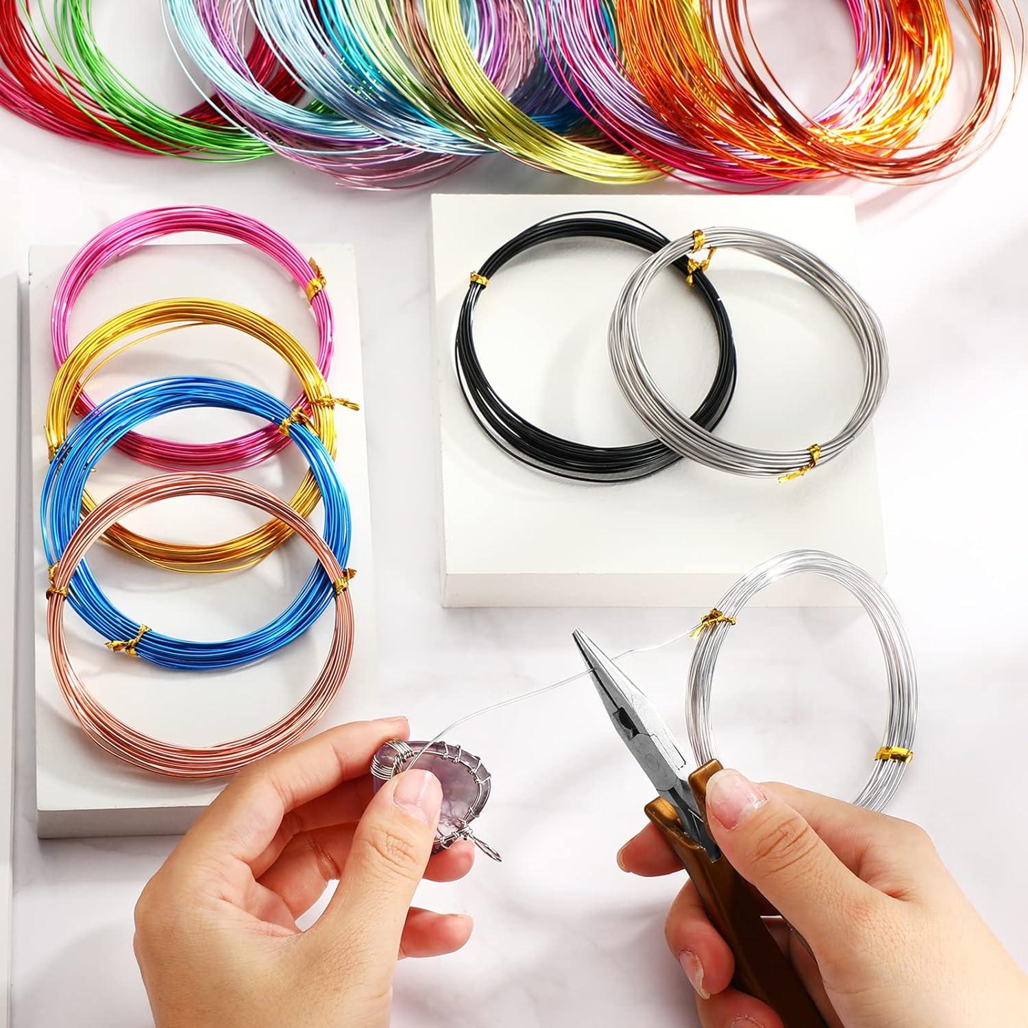 Alambre de Aluminio Ferraycle 25 Rollos 0.8 mm 125 m Colores