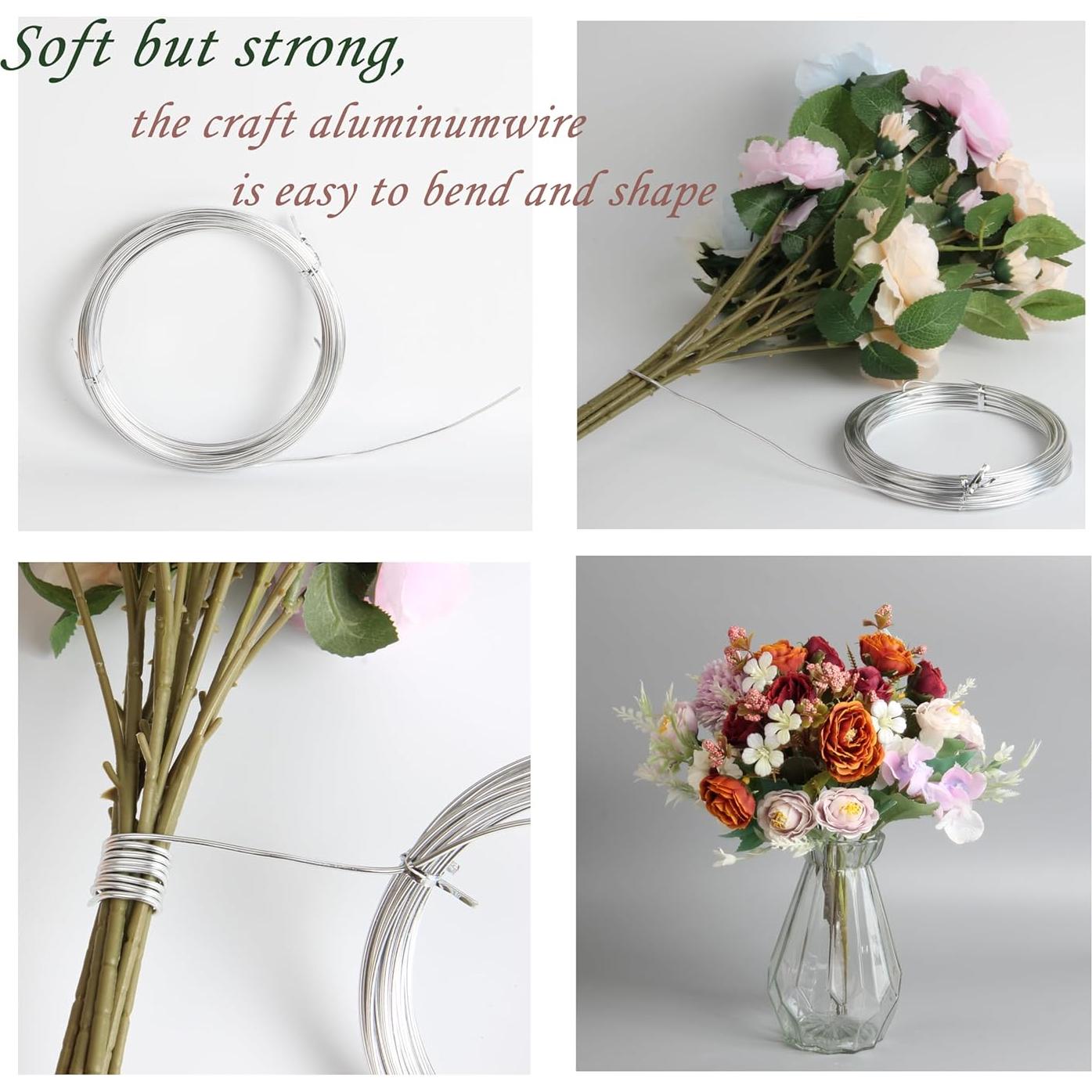 Alambre de Aluminio 1mm 10M para Manualidades DIY YuXiang