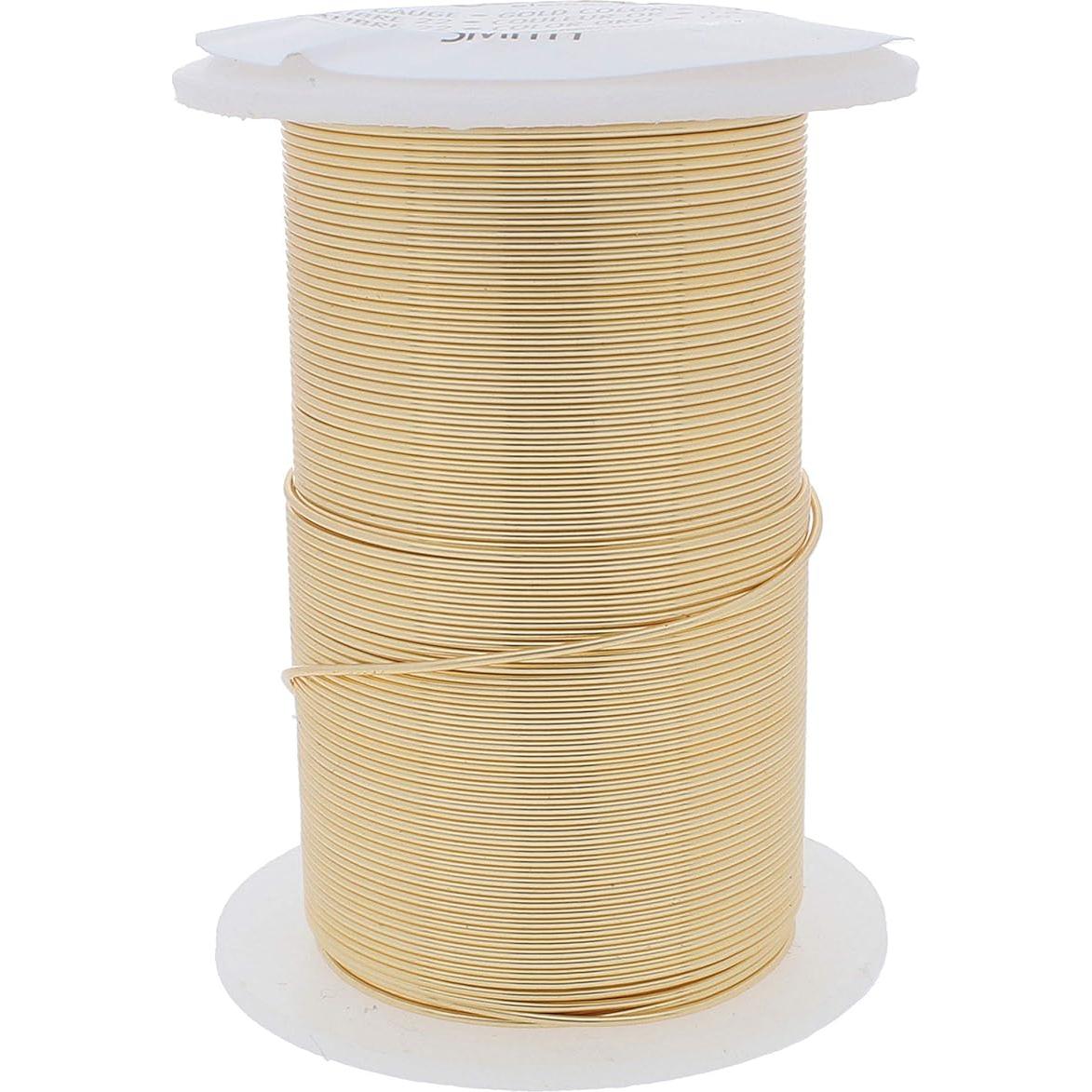 Alambre Lacado 20 Gauge El Beadsmith Oro 13.72 Metros