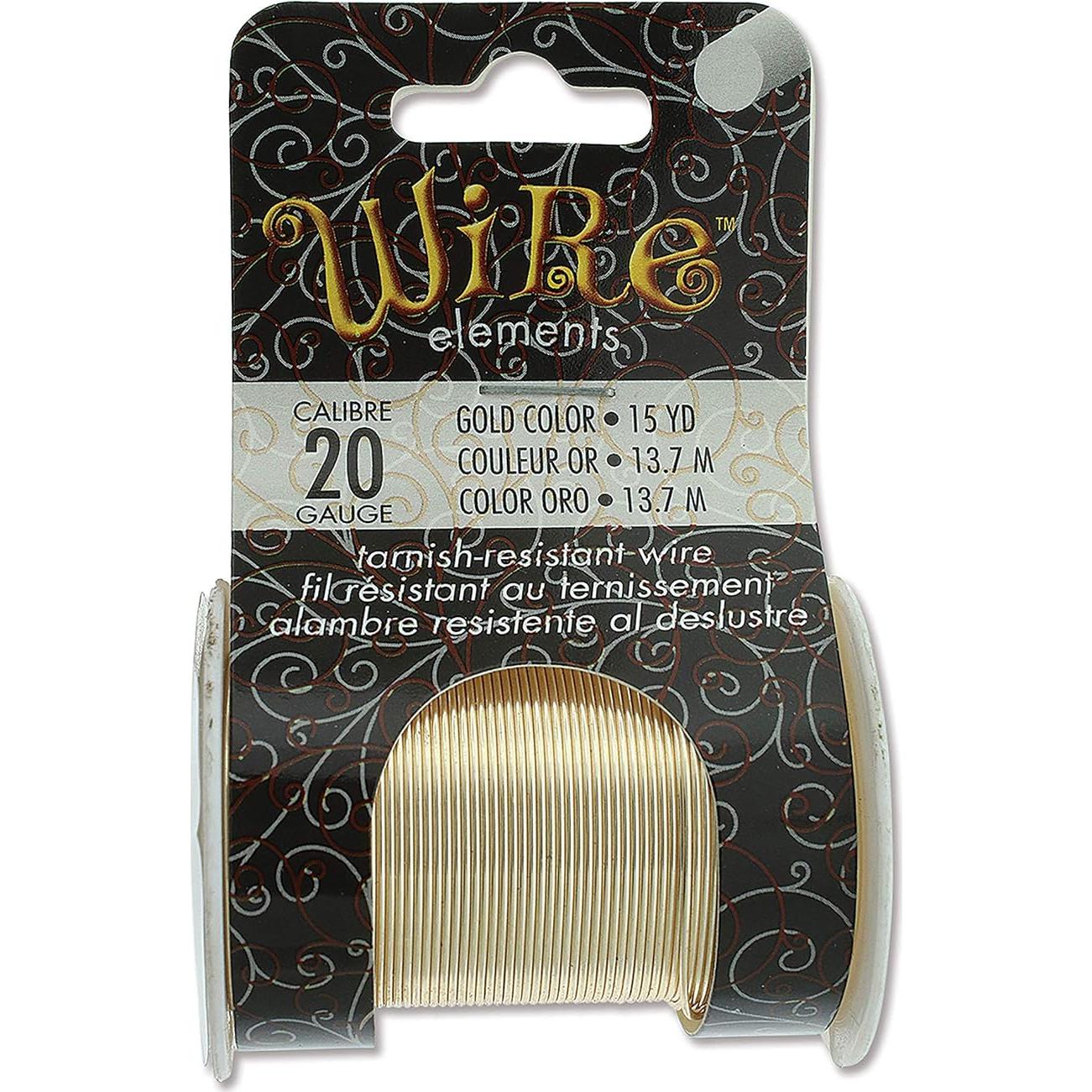 Alambre Lacado 20 Gauge El Beadsmith Oro 13.72 Metros