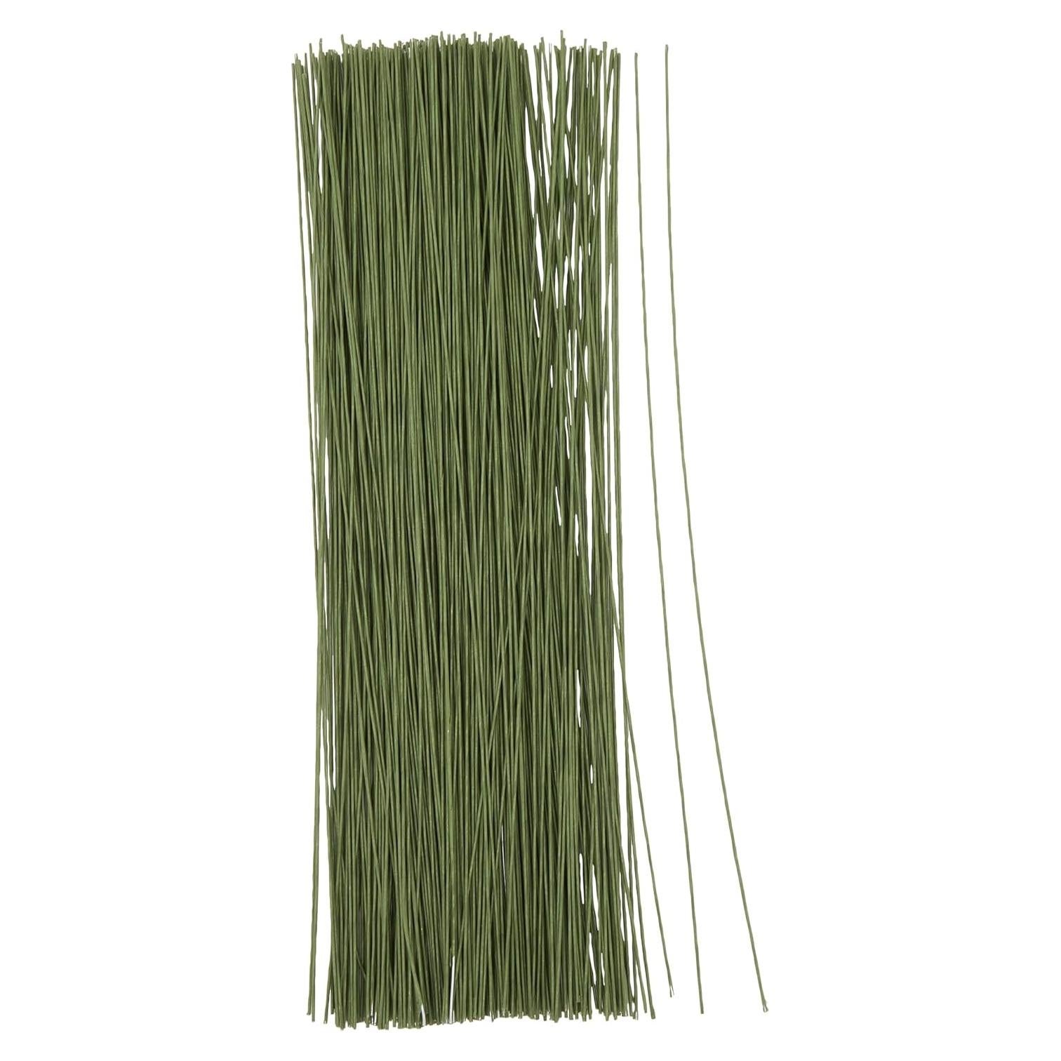 Alambre Floral Verde Juvale 300 Piezas 18 Gauge 40.64 cm