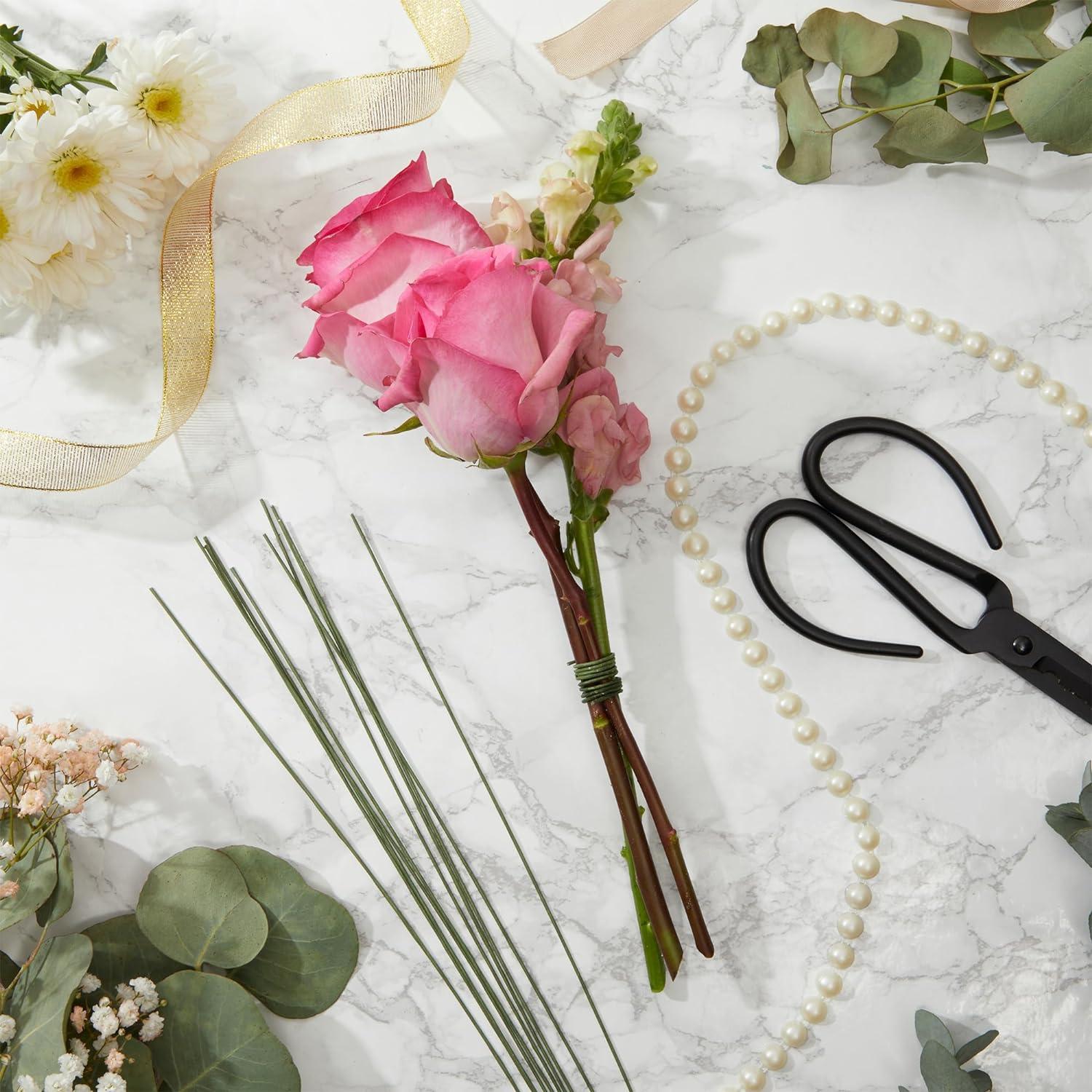 Alambre Floral Verde Juvale 300 Piezas 18 Gauge 40.64 cm