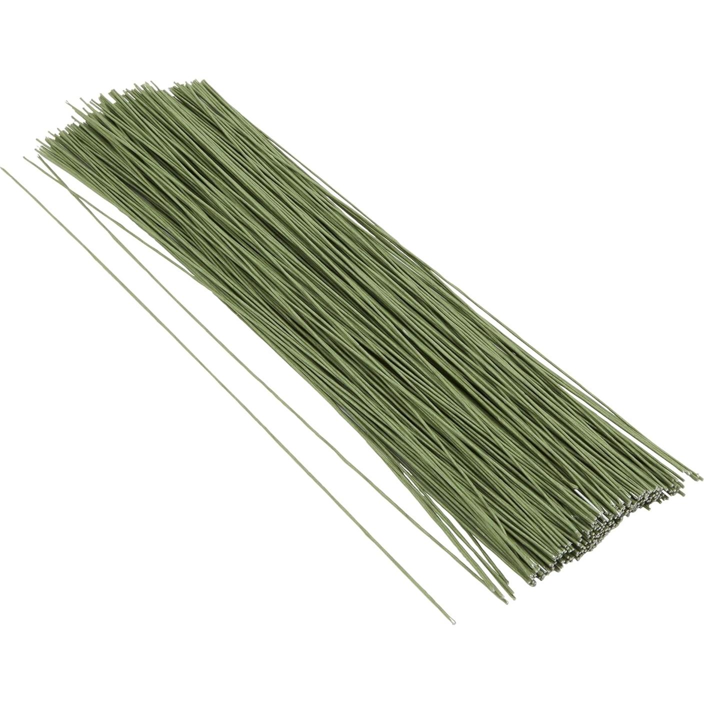 Alambre Floral Verde Juvale 300 Piezas 18 Gauge 40.64 cm