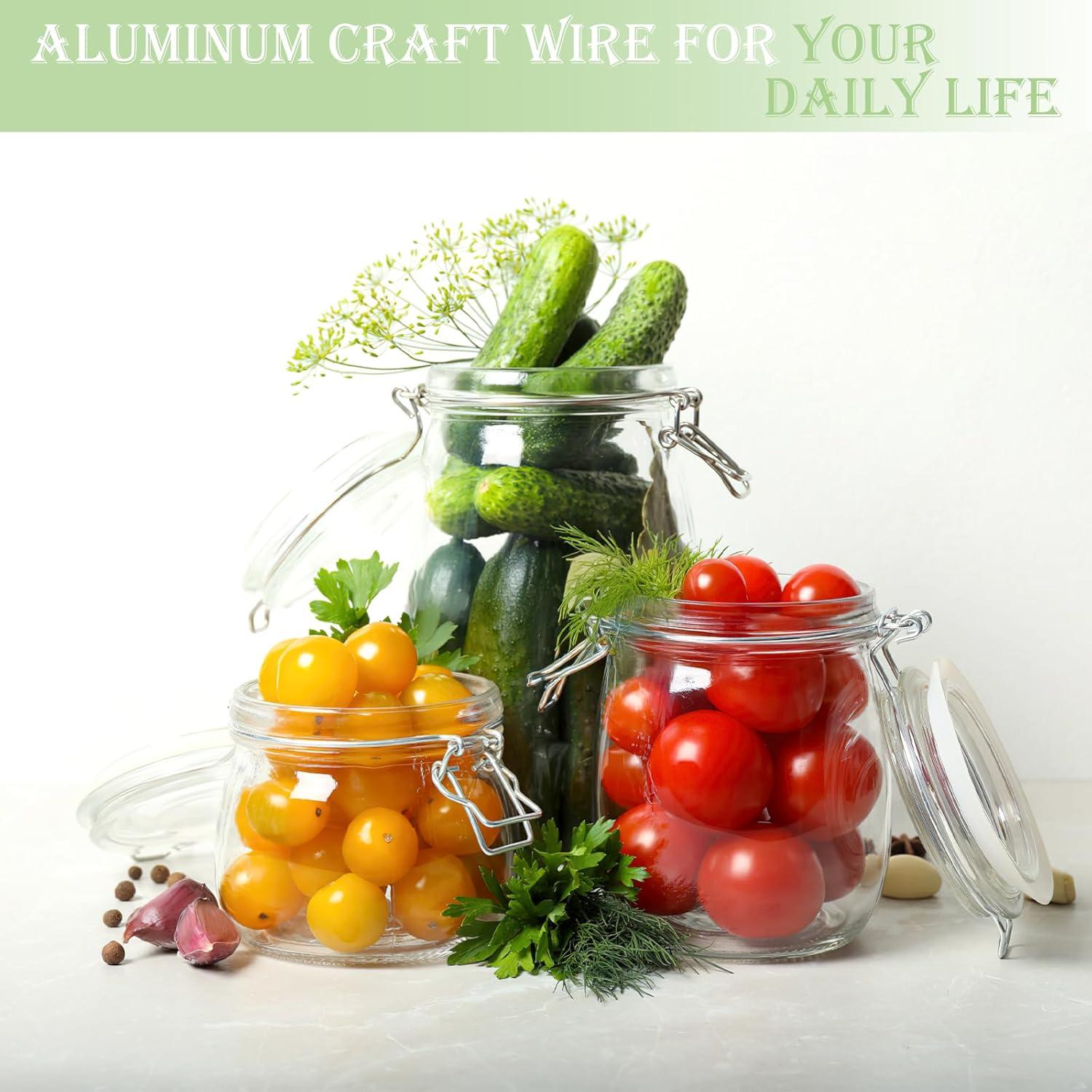 Alambre de Aluminio Flexible 3mm PEASUG 10 Metros para Manualidades