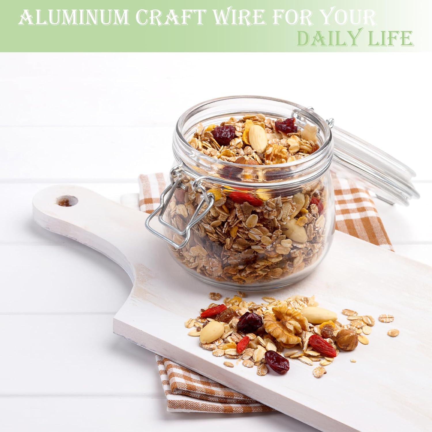 Alambre de Aluminio Flexible 3mm PEASUG 10 Metros para Manualidades