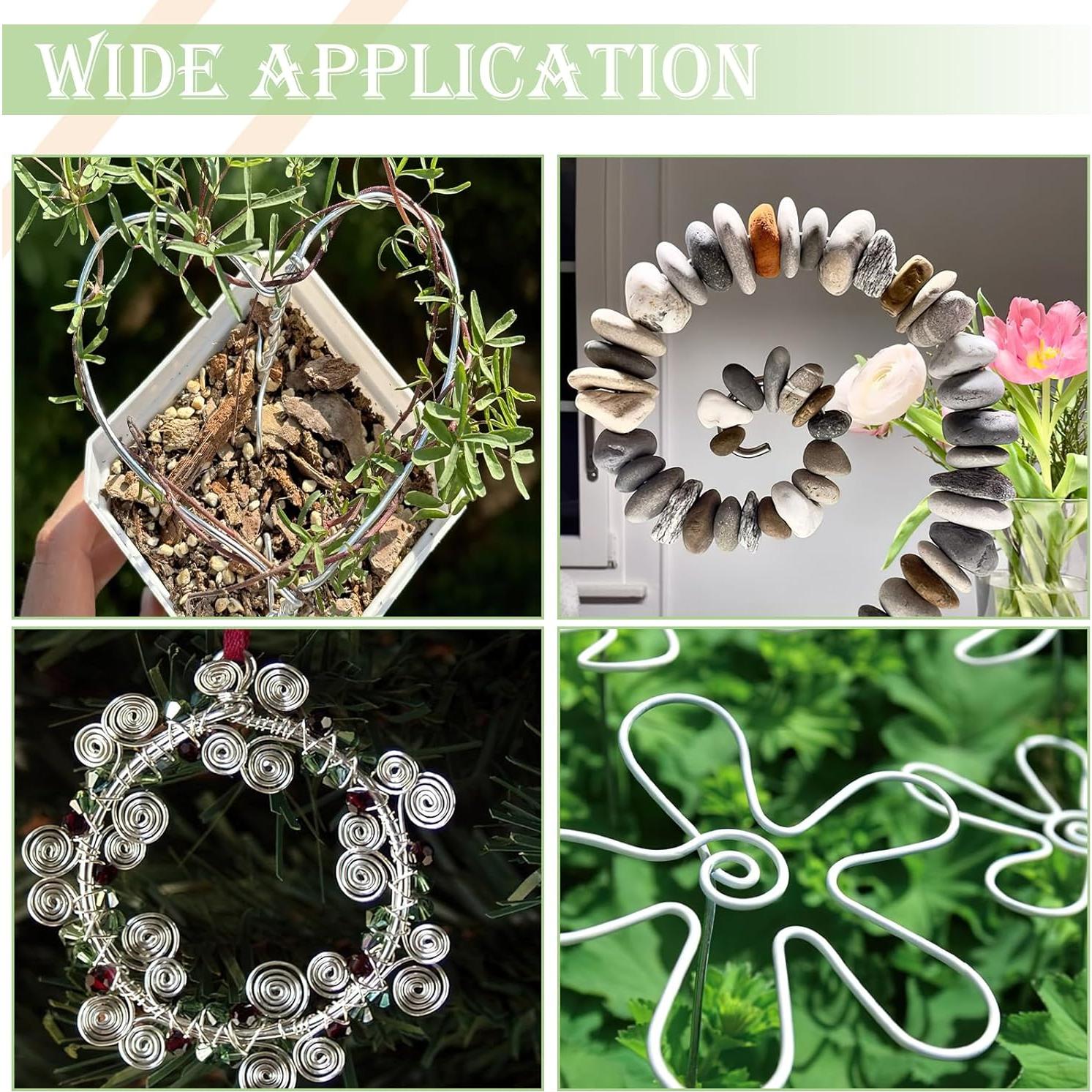 Alambre de Aluminio Flexible 3mm PEASUG 10 Metros para Manualidades