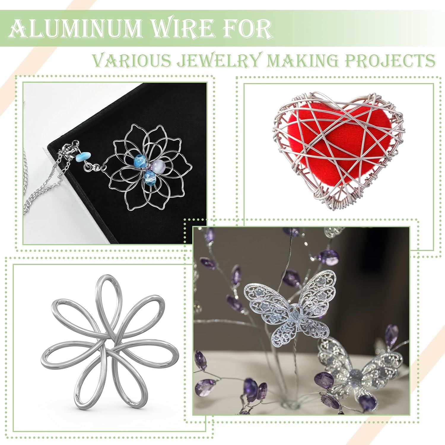 Alambre de Aluminio Flexible 3mm PEASUG 10 Metros para Manualidades