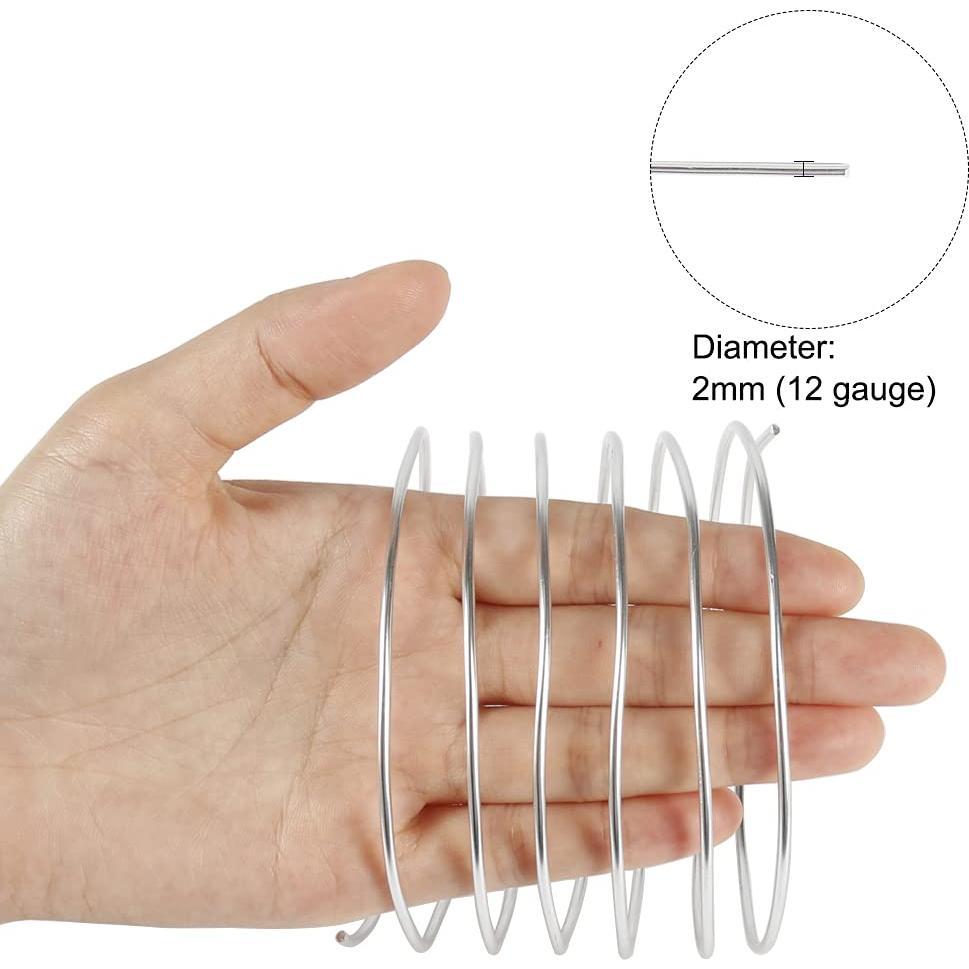 Alambre de Aluminio 2mm Tenn Well 30m Plata para Manualidades