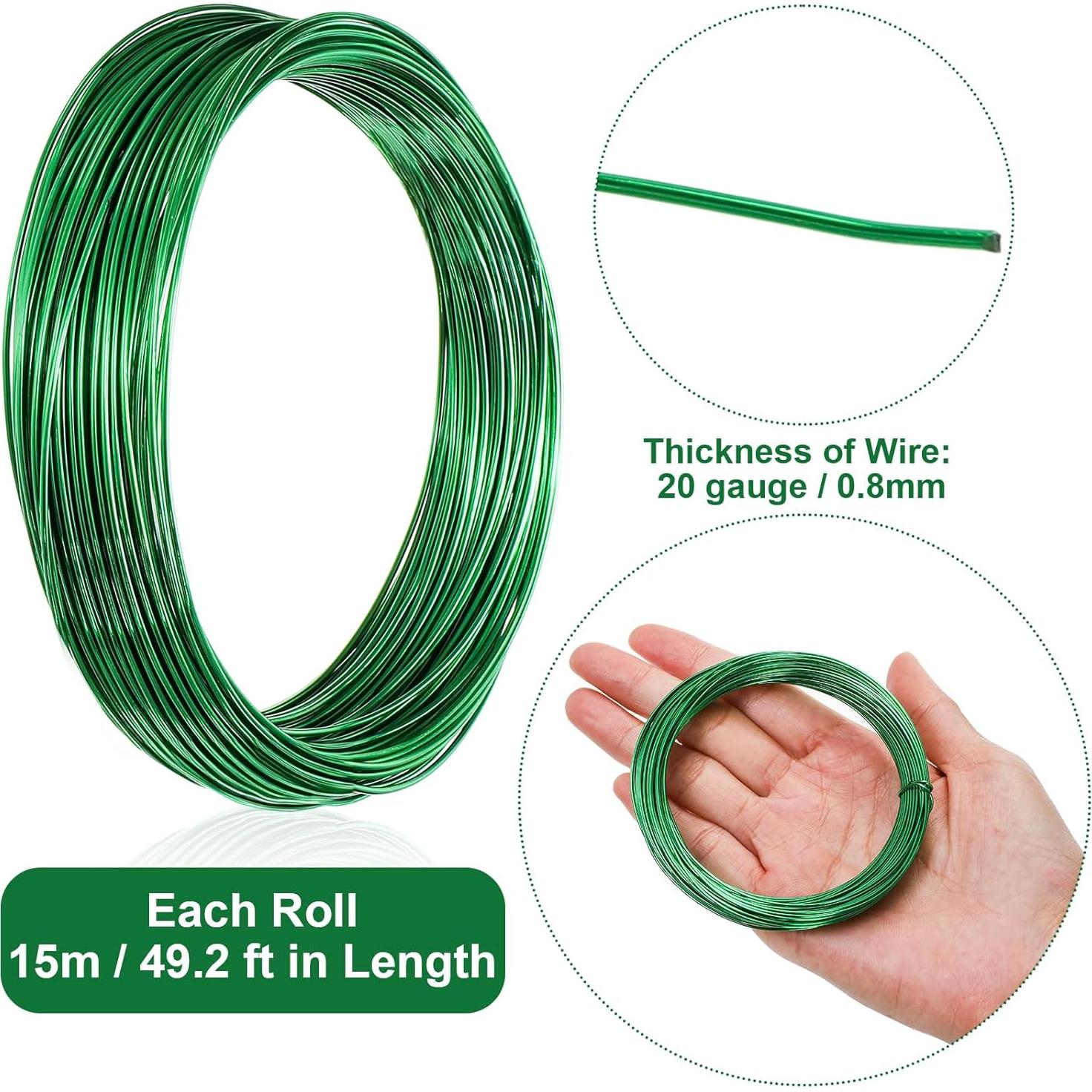 Alambre de Aluminio 25 Colores 20 Gauge 375m para Manualidades