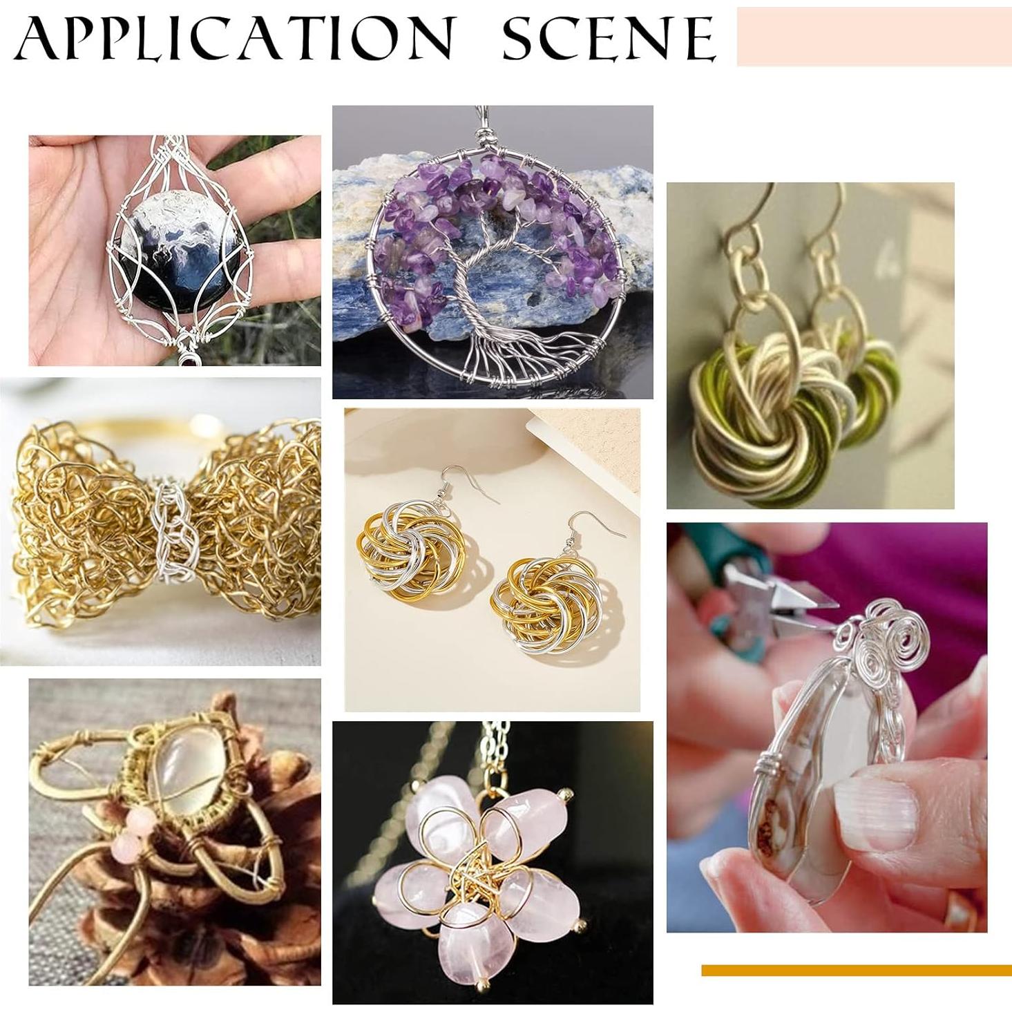 Alambre de Aluminio BENECREAT 12 Gauge 30m Plata Manualidades