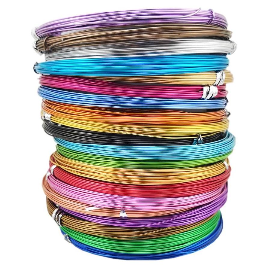 Alambre de Aluminio Flexible Inspirelle 20 Colores 10M 0.8mm