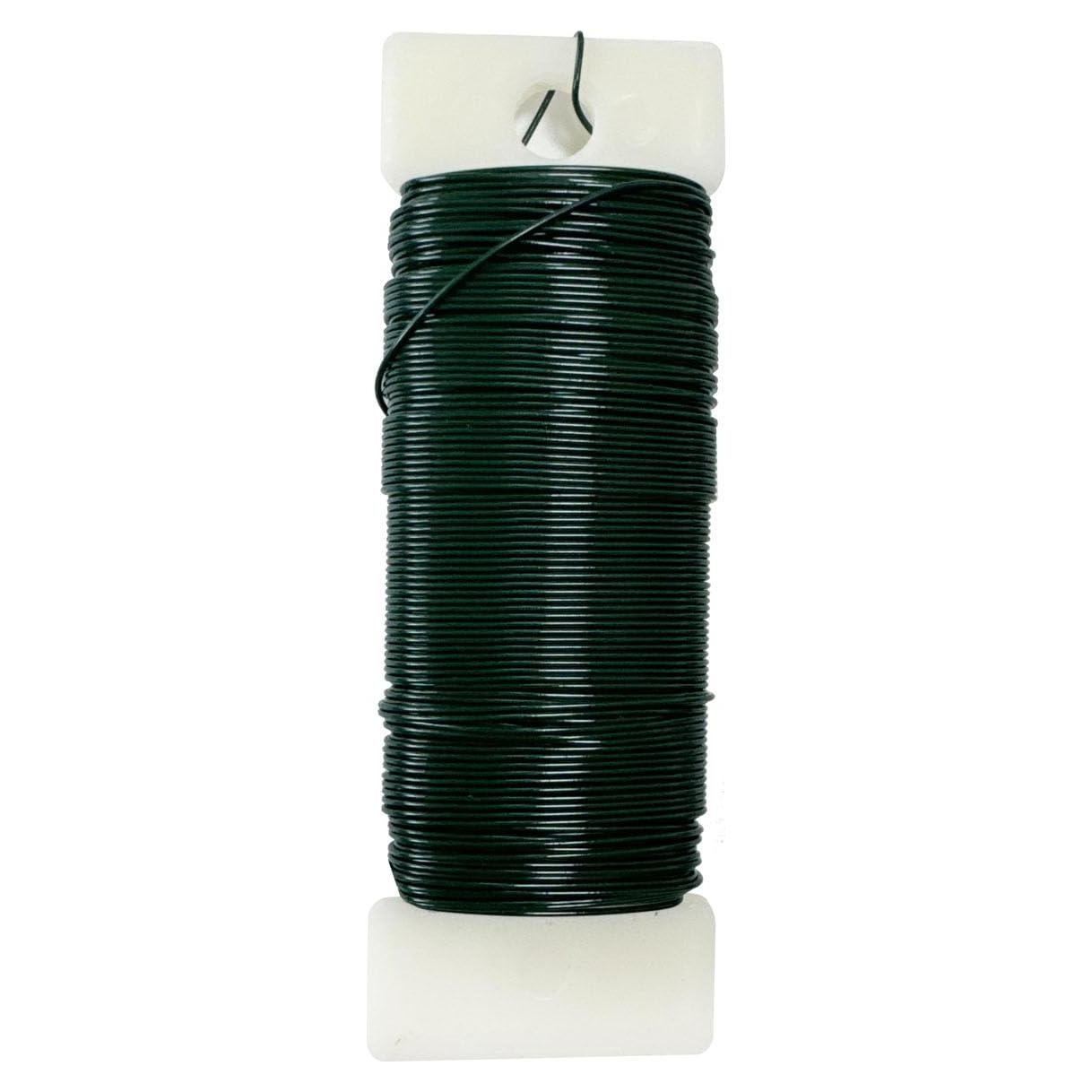 Alambre Floral PAULEEN Verde 34.6m para Manualidades y Decoración