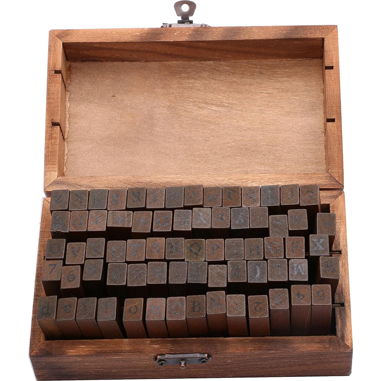 Sellos de Letras de Goma Dedoot 70 Piezas para Manualidades