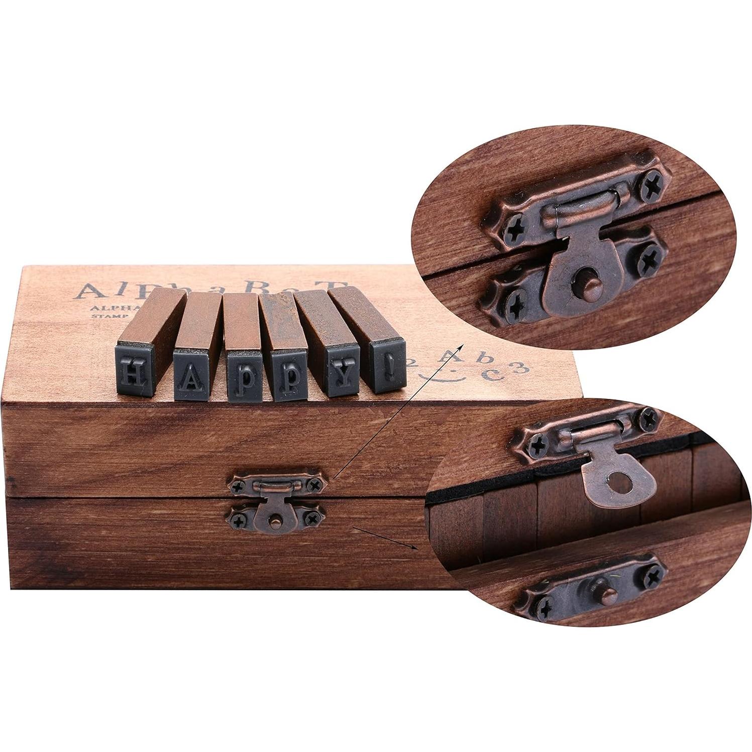 Sellos de Letras de Goma Dedoot 70 Piezas para Manualidades