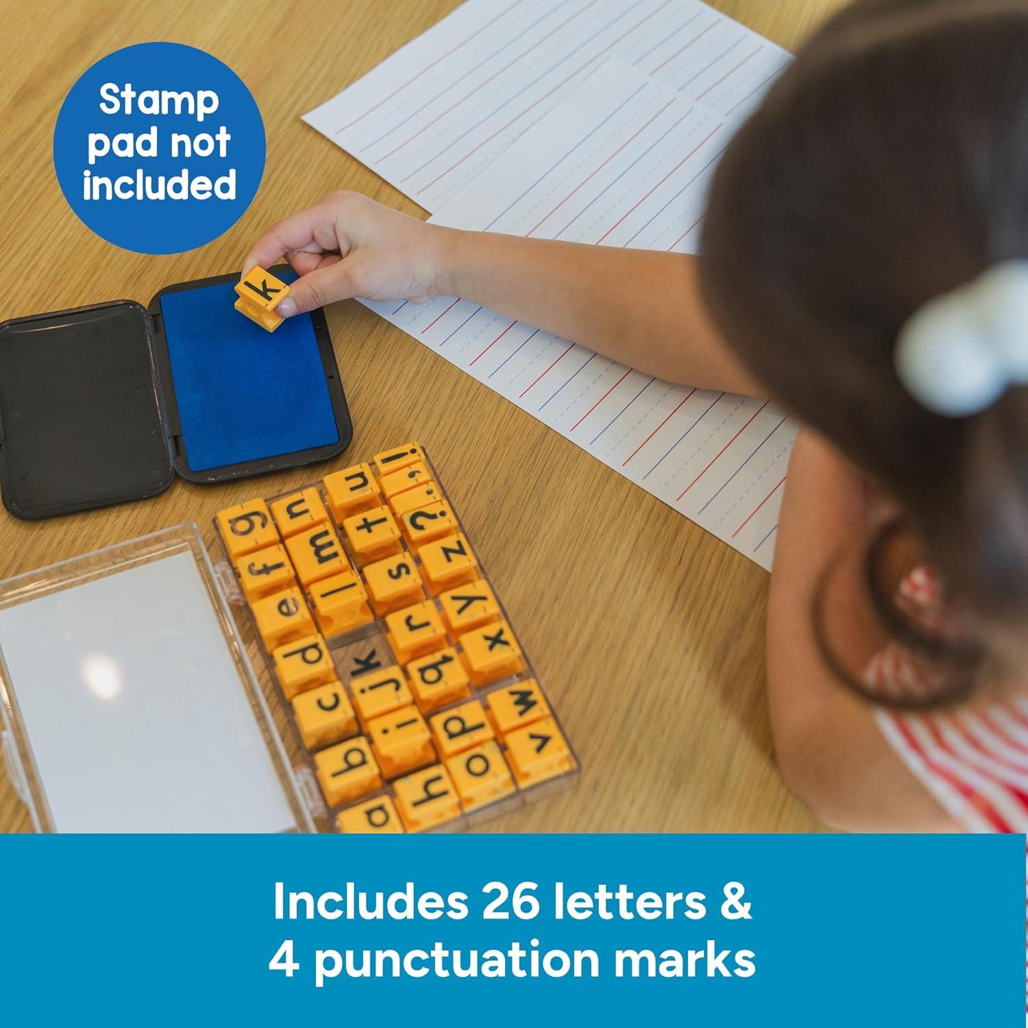 Sellos de Alfabeto en Minúsculas Educational Insights - 30 Piezas