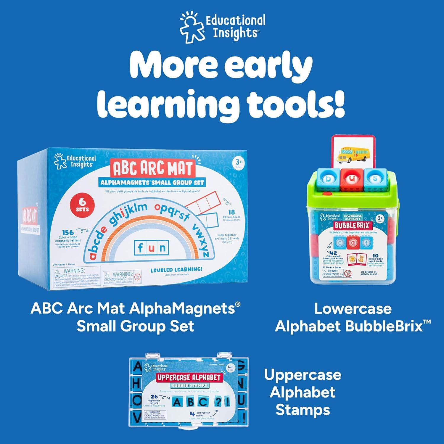Sellos de Alfabeto en Minúsculas Educational Insights - 30 Piezas