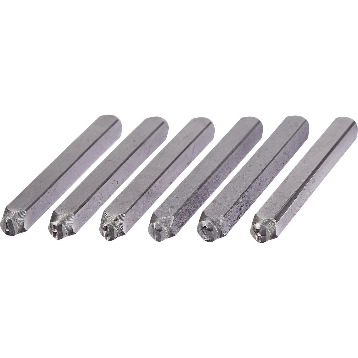 Kit de Sellos de Letras y Números Amazon Basics 36 Piezas 1.6 cm