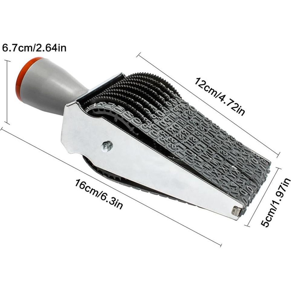 Sello Rodante Personalizado BUTEFO 8 Dígitos y Letras