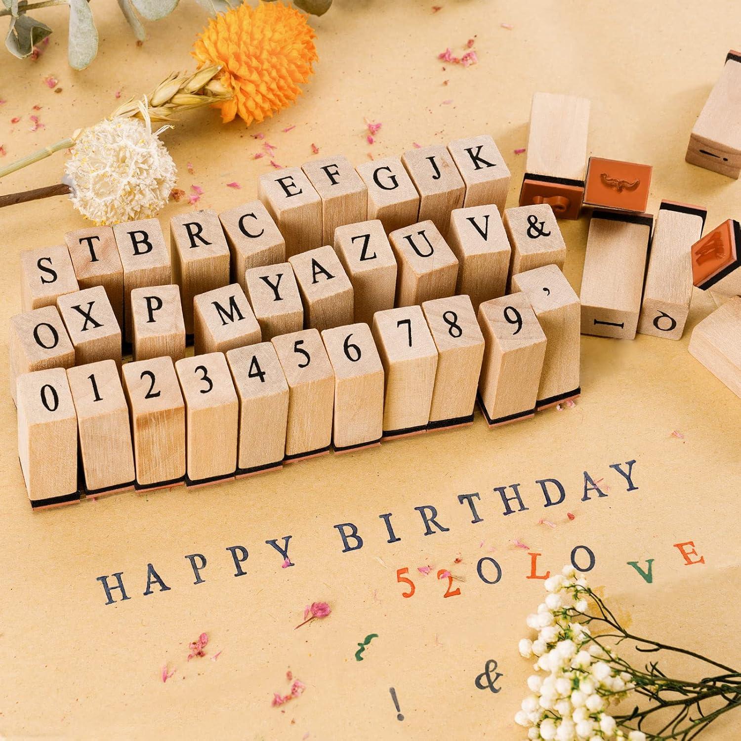 Set de 42 Sellos de Goma Toptime para Manualidades