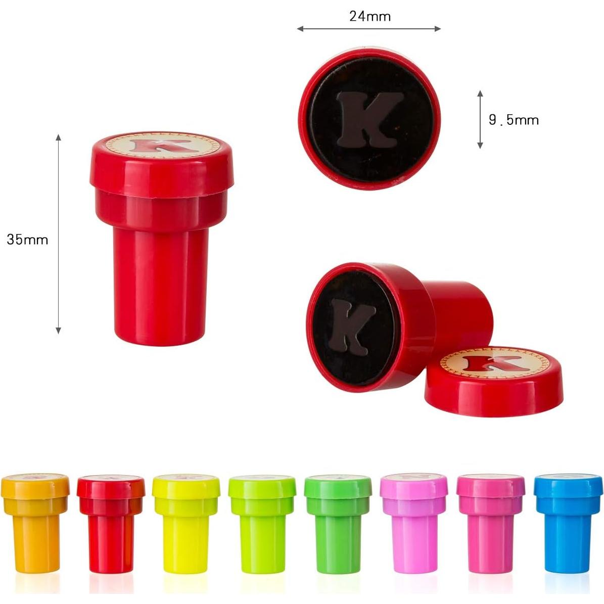 Sellos Autoinkables KESOTE para Niños - Letras y Números