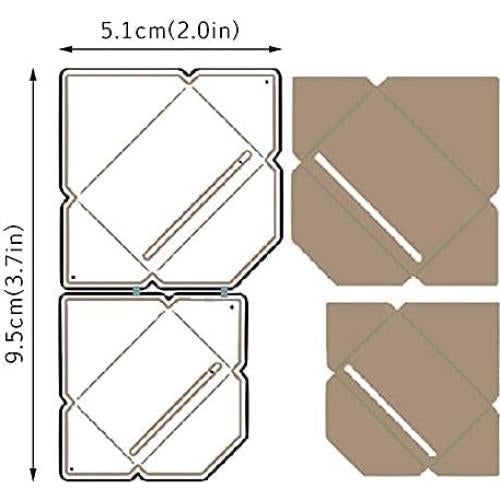Troqueles de Corte de Metal Artista de Scrapbooking 9.5x5.1cm