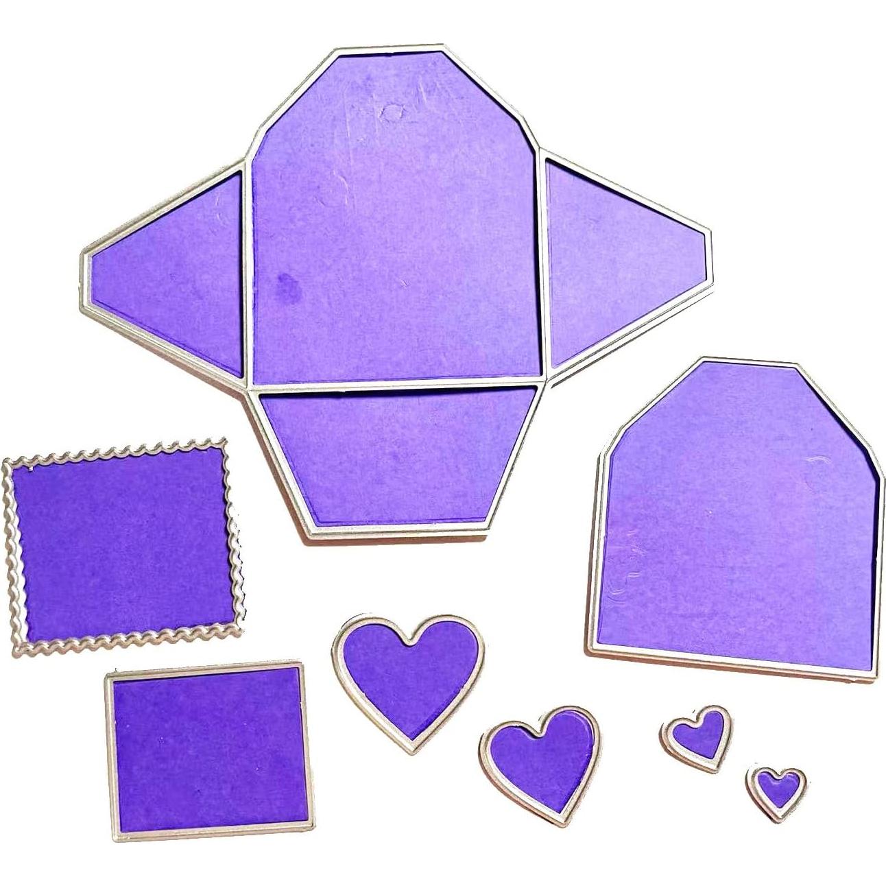 Plantillas de Corte Mvchifay Metal para Scrapbooking 14.3x11.3cm