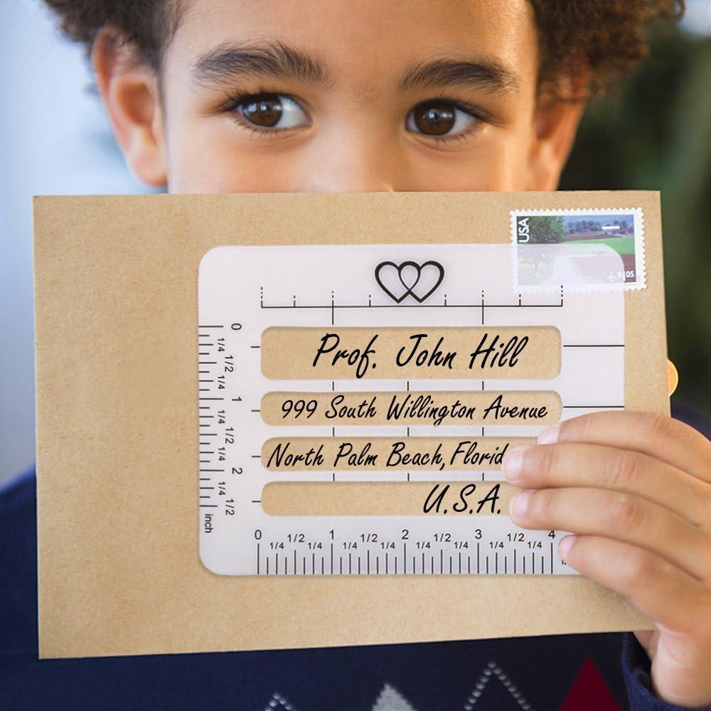 Plantillas de Caligrafía JANYUN - 4 Estilos para Sobres