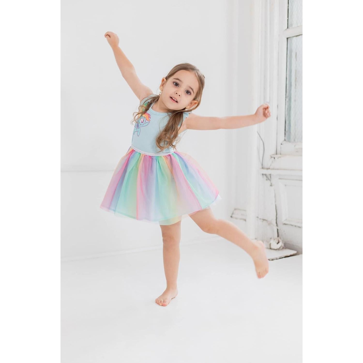 Vestido Mi Pequeño Pony Pinkie Pie para Niñas 5T Azul