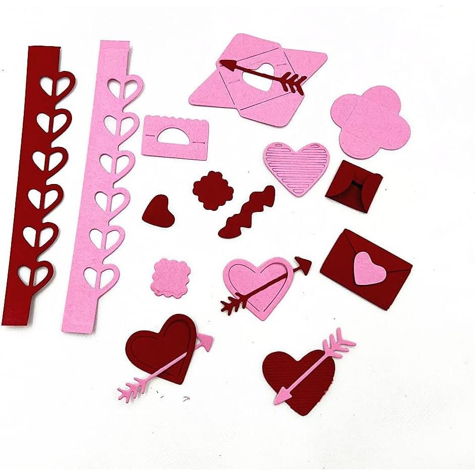 Troqueles de Corte de Metal HGSALK Corazón y Flecha para DIY